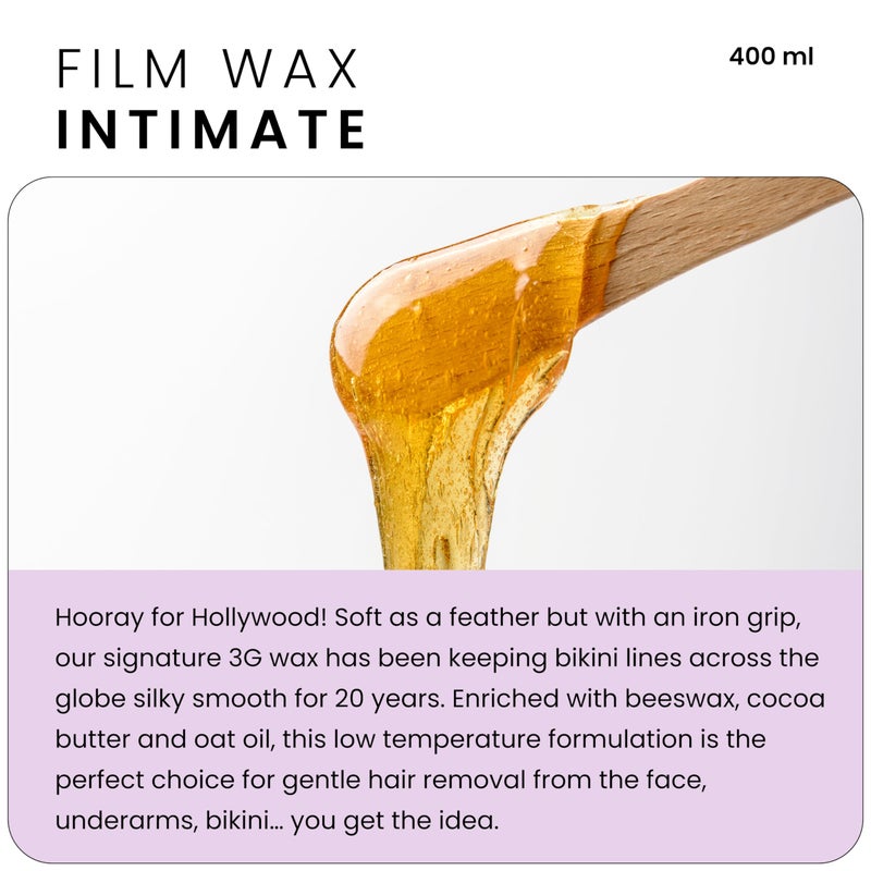 Depileve Hair Removal Wax - Intimate Extra Film Wax for Brazilian and Hollywood Wax - Moisturizing and Soothing for Delicate, Sensitive Skin - 14 oz - Image 2